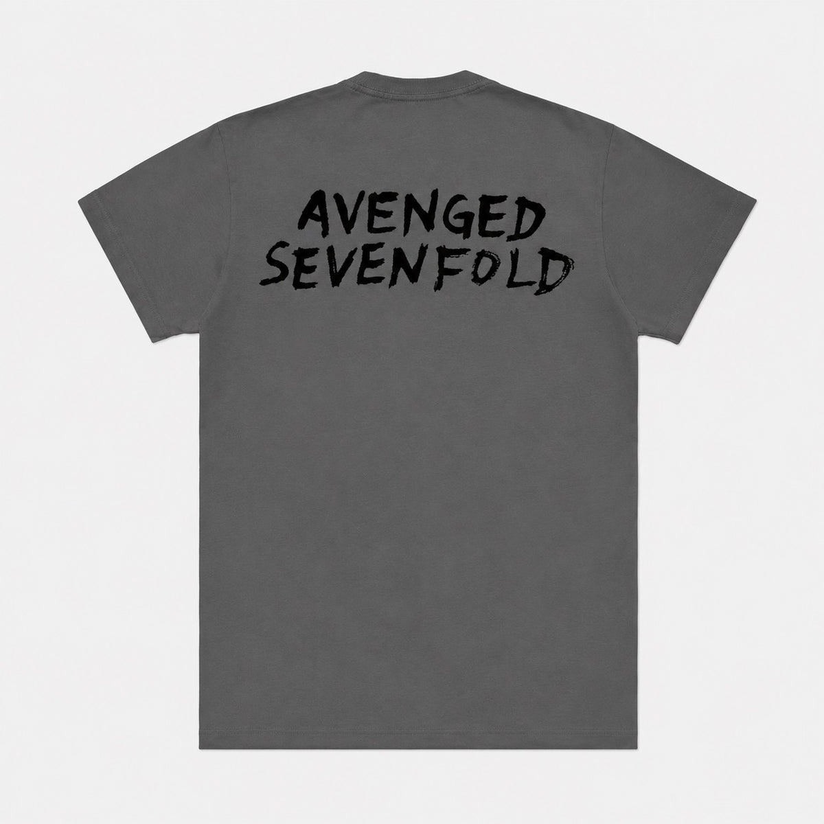 Avenged Sevenfold - Skull With Wings Two Sided Grey Tee