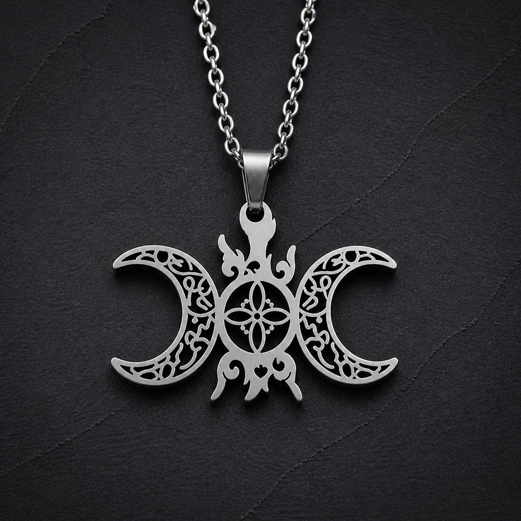 Collar triple luna