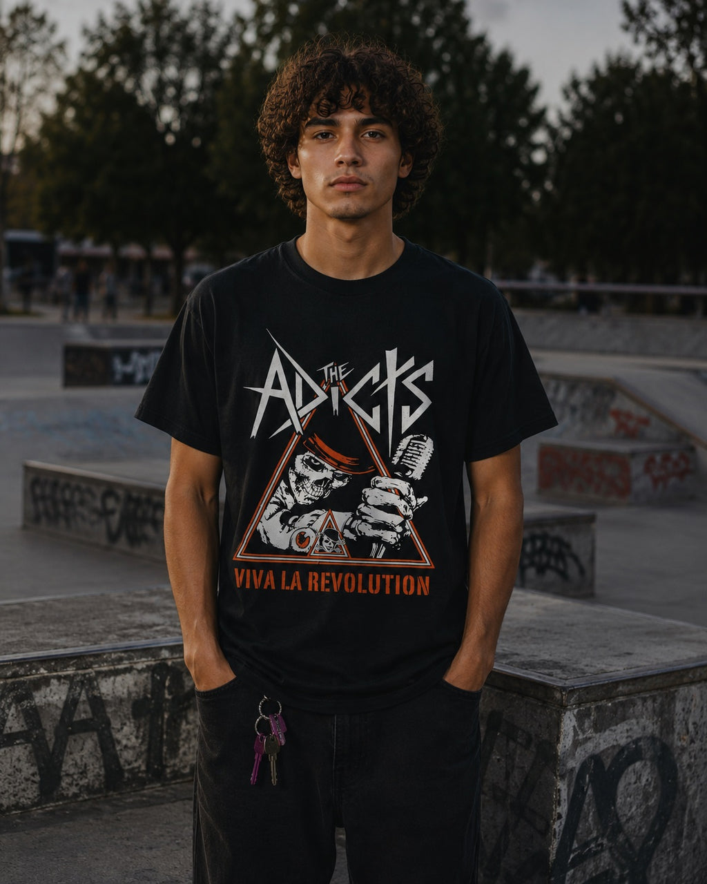 The Adicts - Viva Triangle mens tshirt