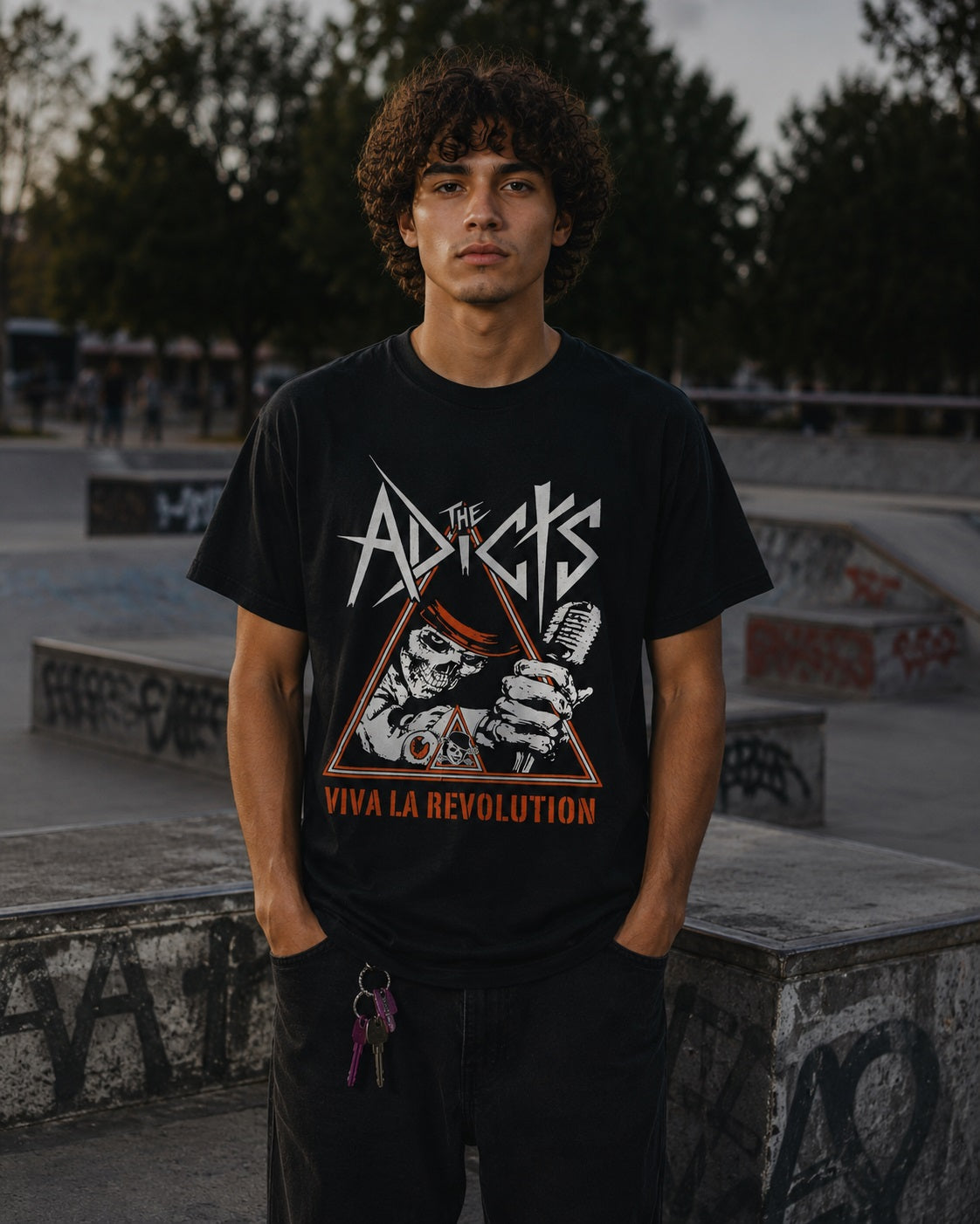 The Adicts - Viva Triangle mens tshirt