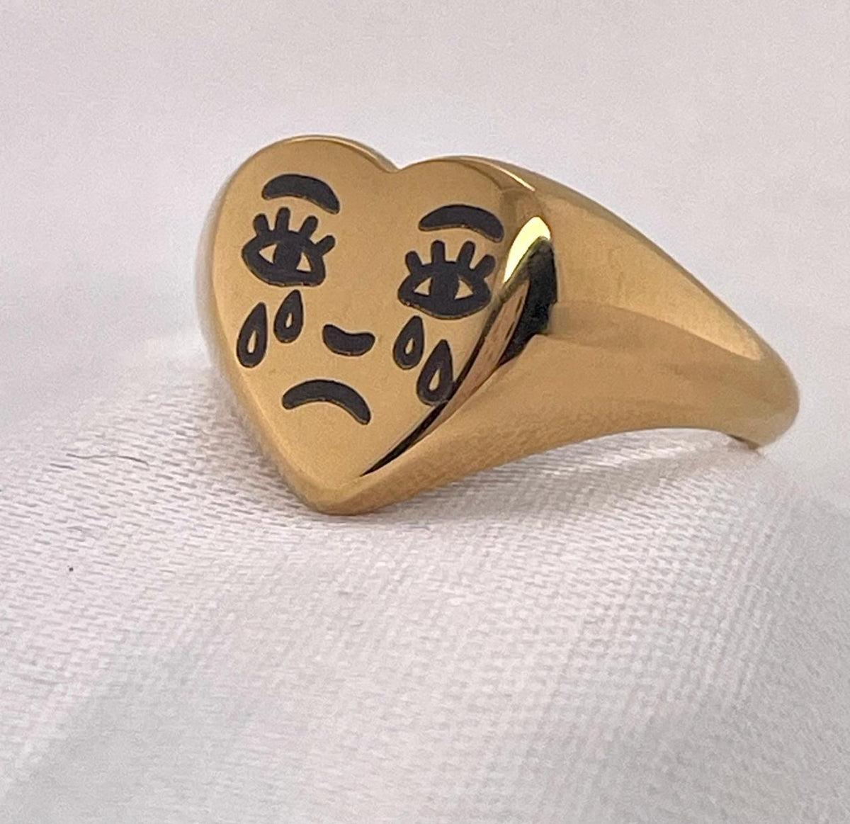 Cry Baby rings - Tatoo Heart collection-