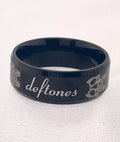 Deftones stainless steel ring