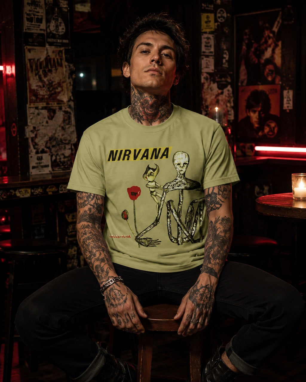 Nirvana - Incesticide Album Mens Soft Tee