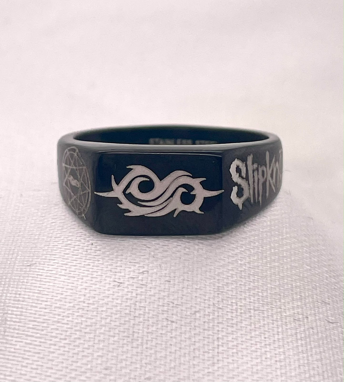 Slipknot stainless steel ring