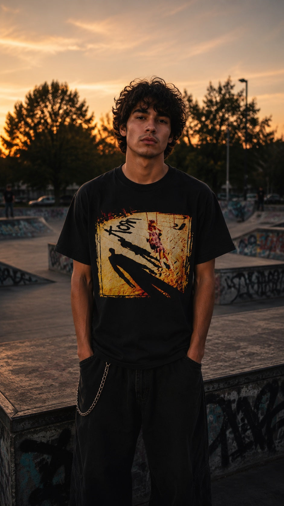 Korn - Self Titled Album Cover mens tee