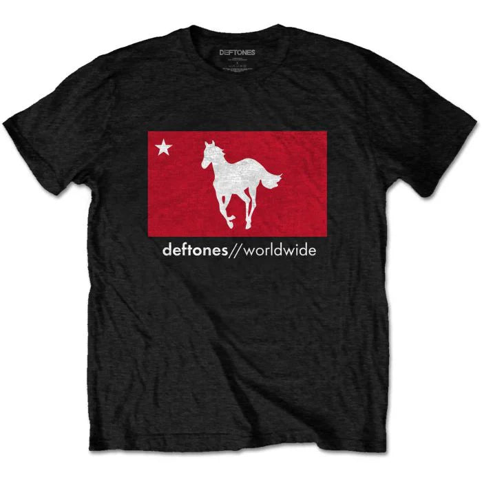 Deftones - Distressed White Pony mens tshirt