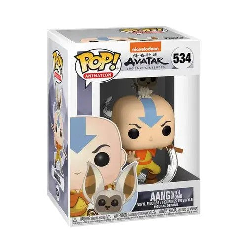Avatar: The Last Airbender Aang with Momo Funko Pop! Vinyl Figure #534