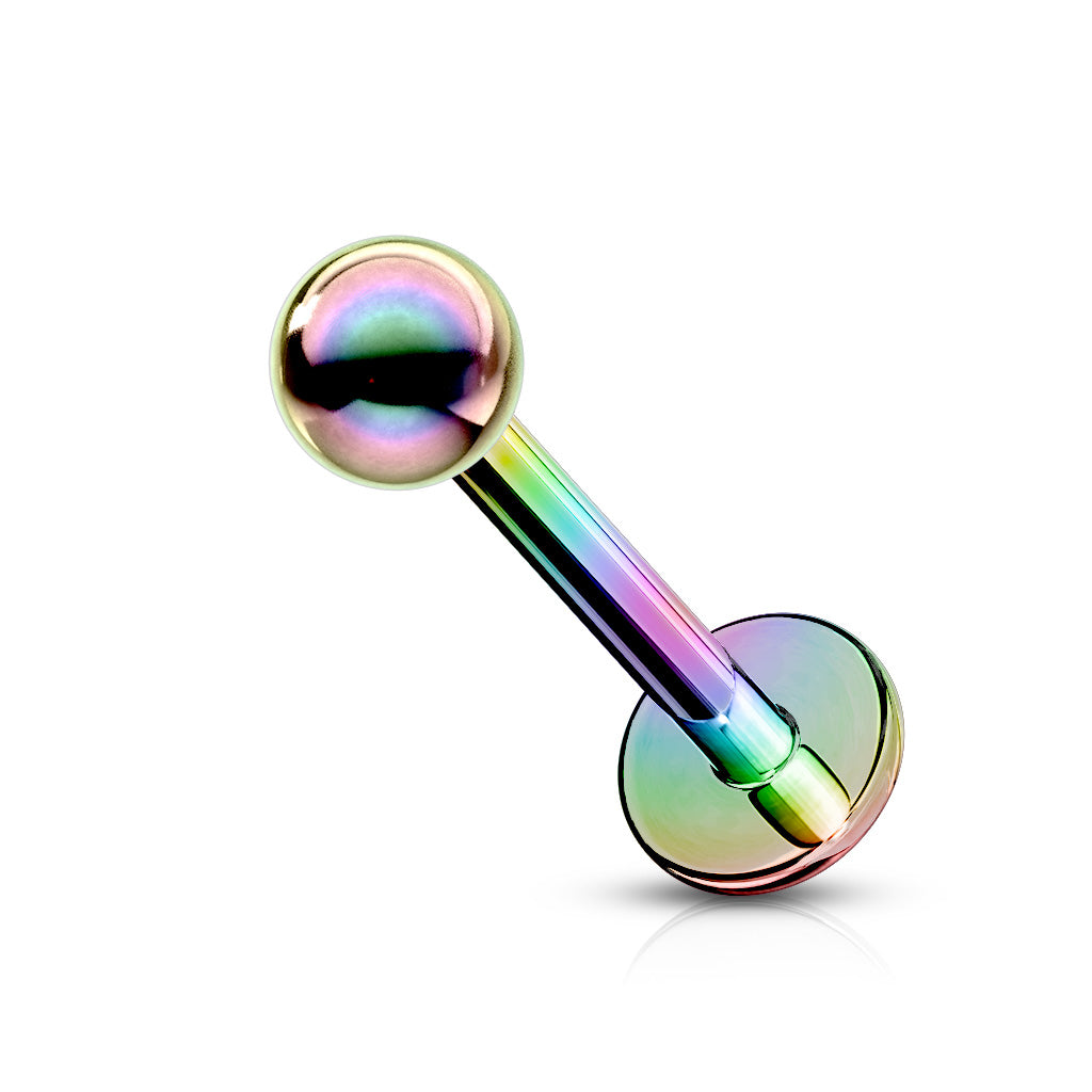 Gold Plated Over 316L Surgical Steel Labret Studs