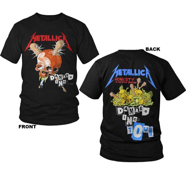 Metallica - Damage Inc. tour mens T-Shirt