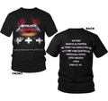 METALLICA - Master of puppets songlist mens tshirt