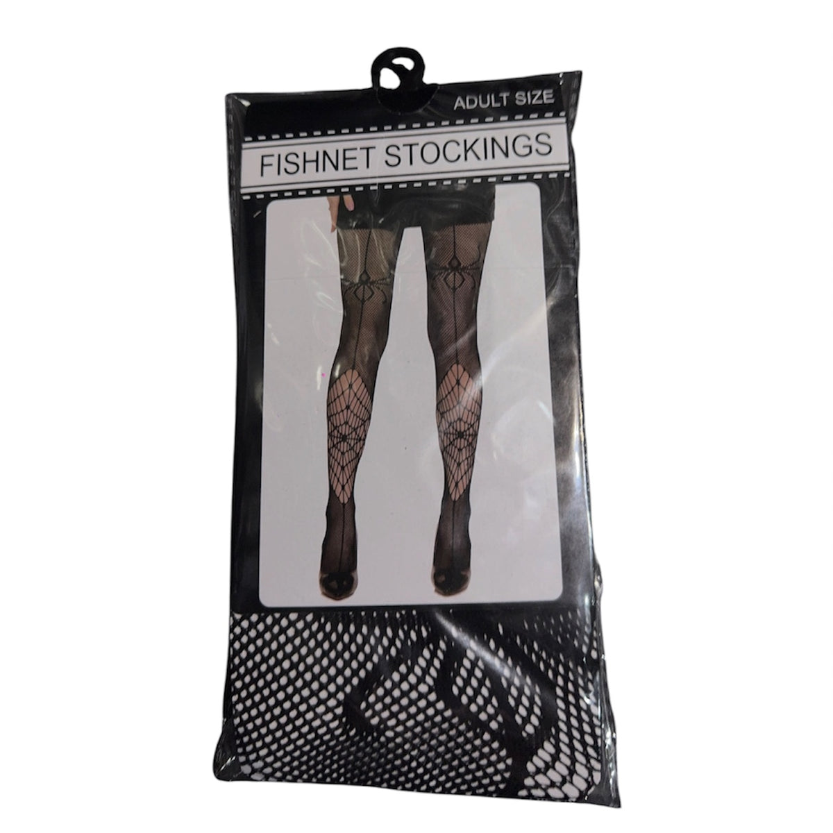 Black Spiderweb Pattern Fishnet Tights