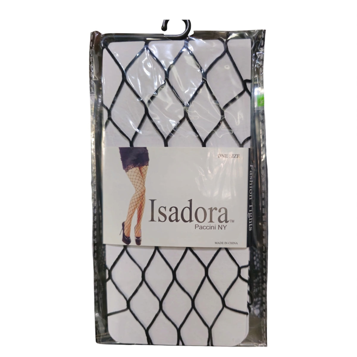 Black Large Diamond Fishnet Tights