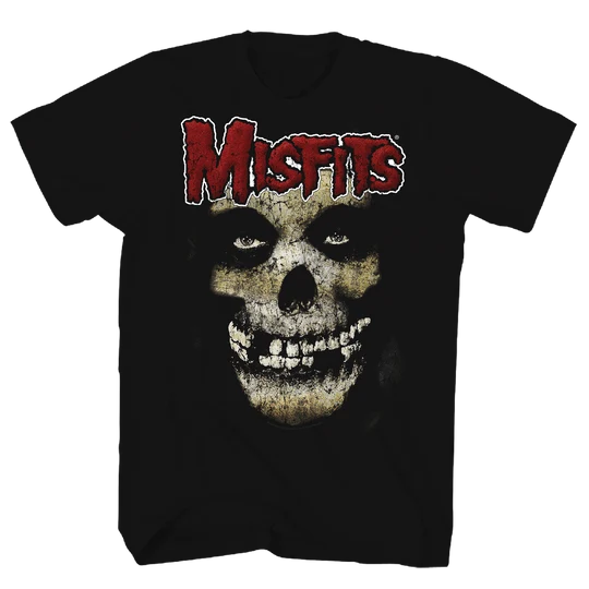 MISFITS FIEND SKULL BLACK T-SHIRT