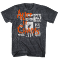 ALICE IN CHAINS ALBUM COVERS BLACK MINERAL WASH T-SHIRT