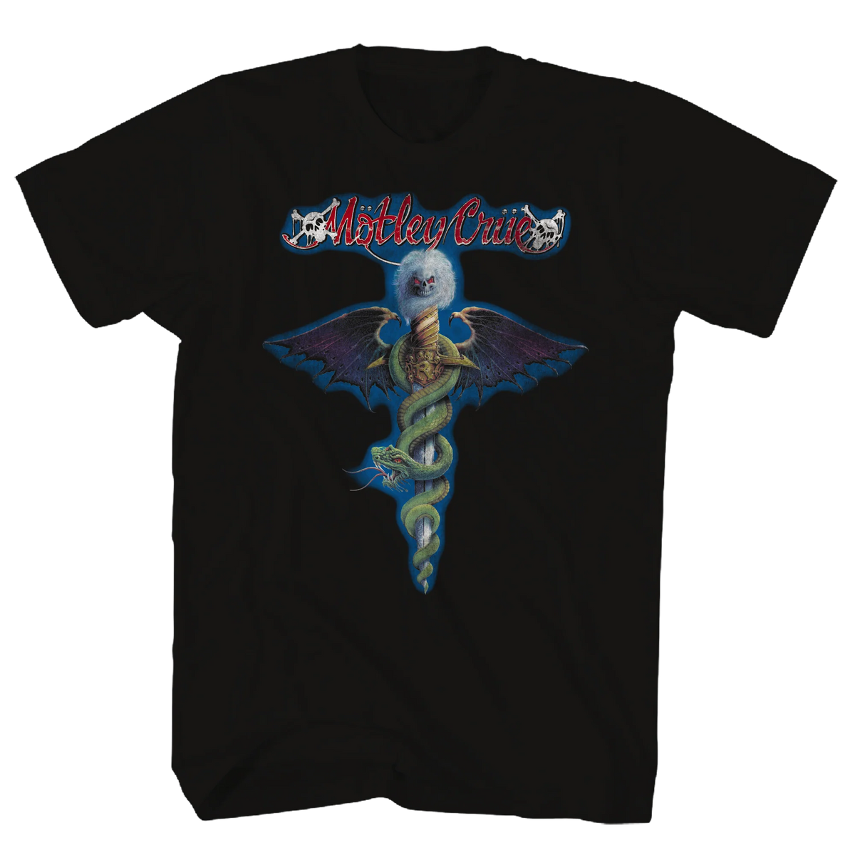 MOTLEY CRUE DR. FEELGOOD BLACK T-SHIRT