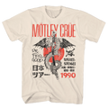 MOTLEY CRUE 1990 DR FEELGOOD KANJI NATURAL T-SHIRT