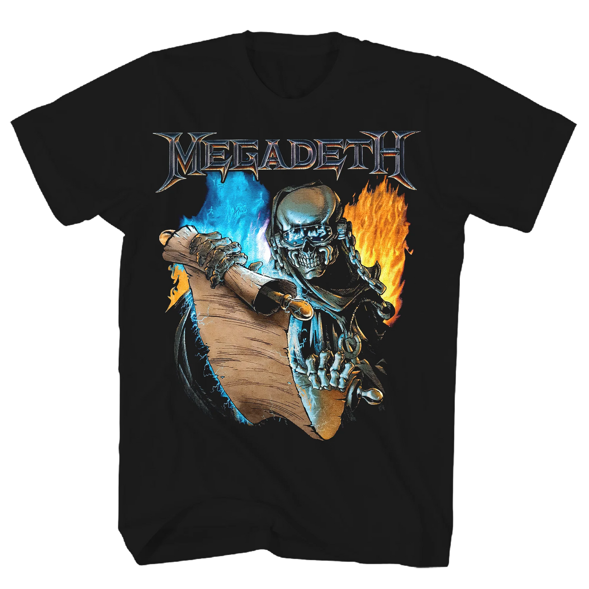 MEGADETH CRIPTIC WRITINGS FRT/BACK BLACK T-SHIRT