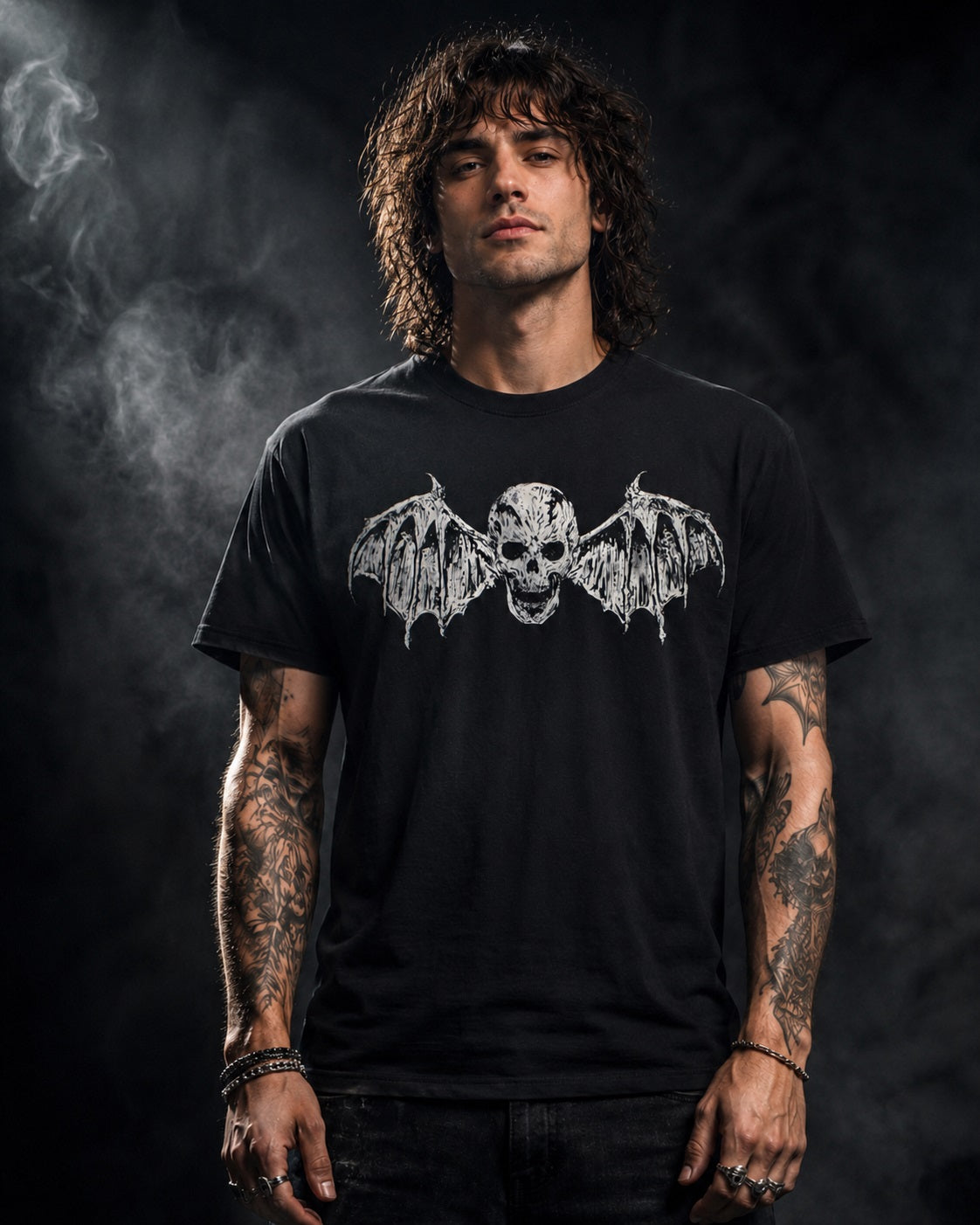 Avenged Sevenfold - Hell Bat Ch + Hell Bat Bk + Neck Label Neck Lbl - Tee