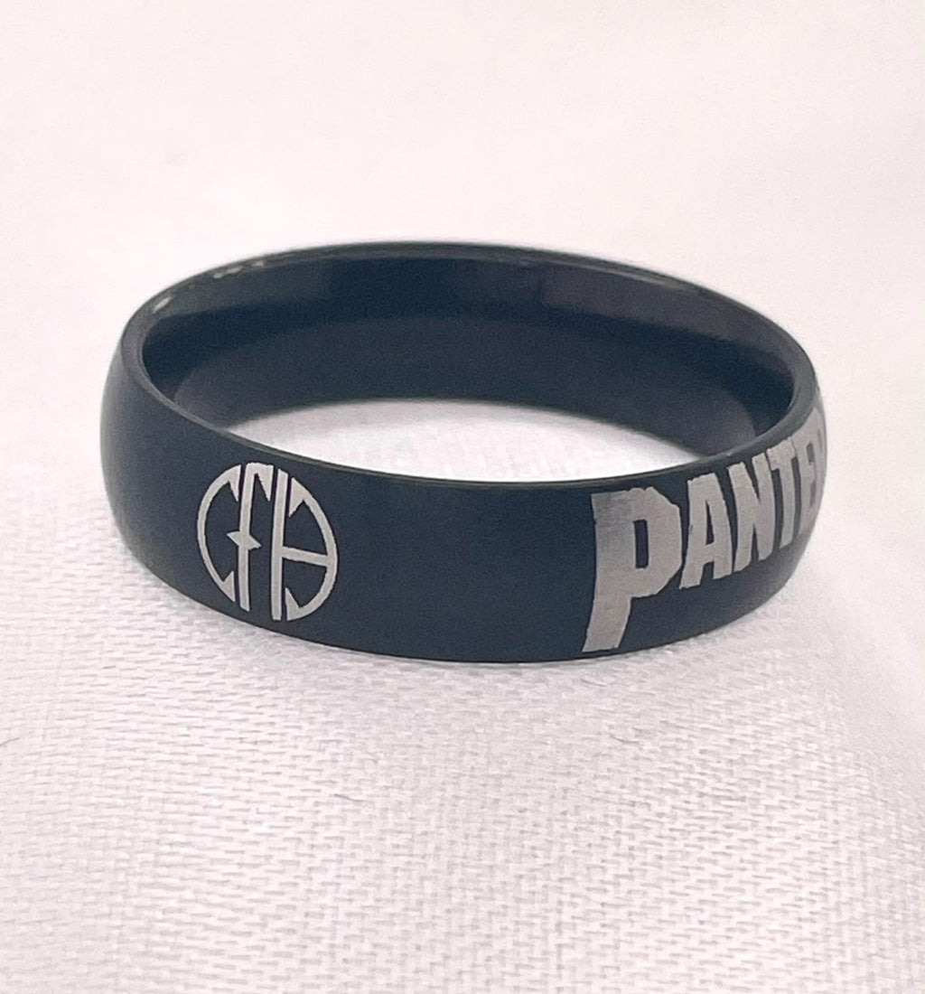 Pantera stainless steel ring