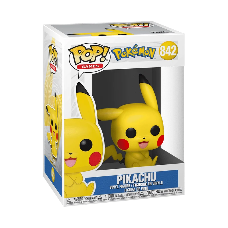 Pokemon Pikachu Sitting Funko Pop! Vinyl Figure #842