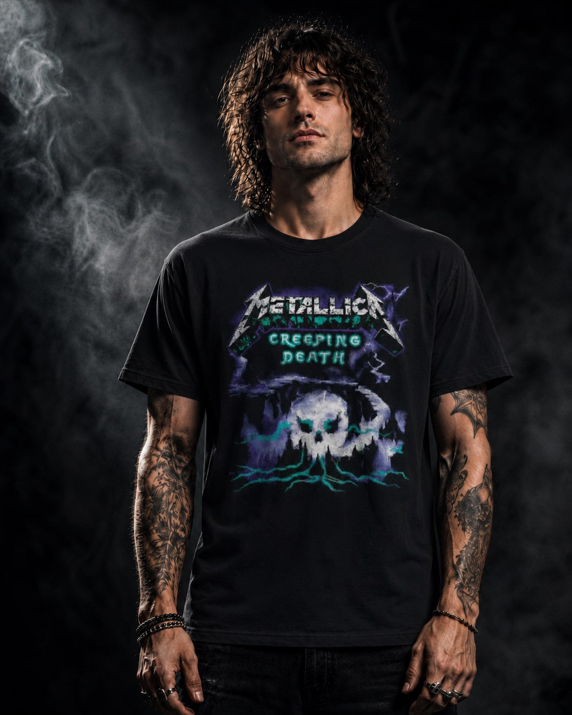 Metallica - Creeping Death Black Tee