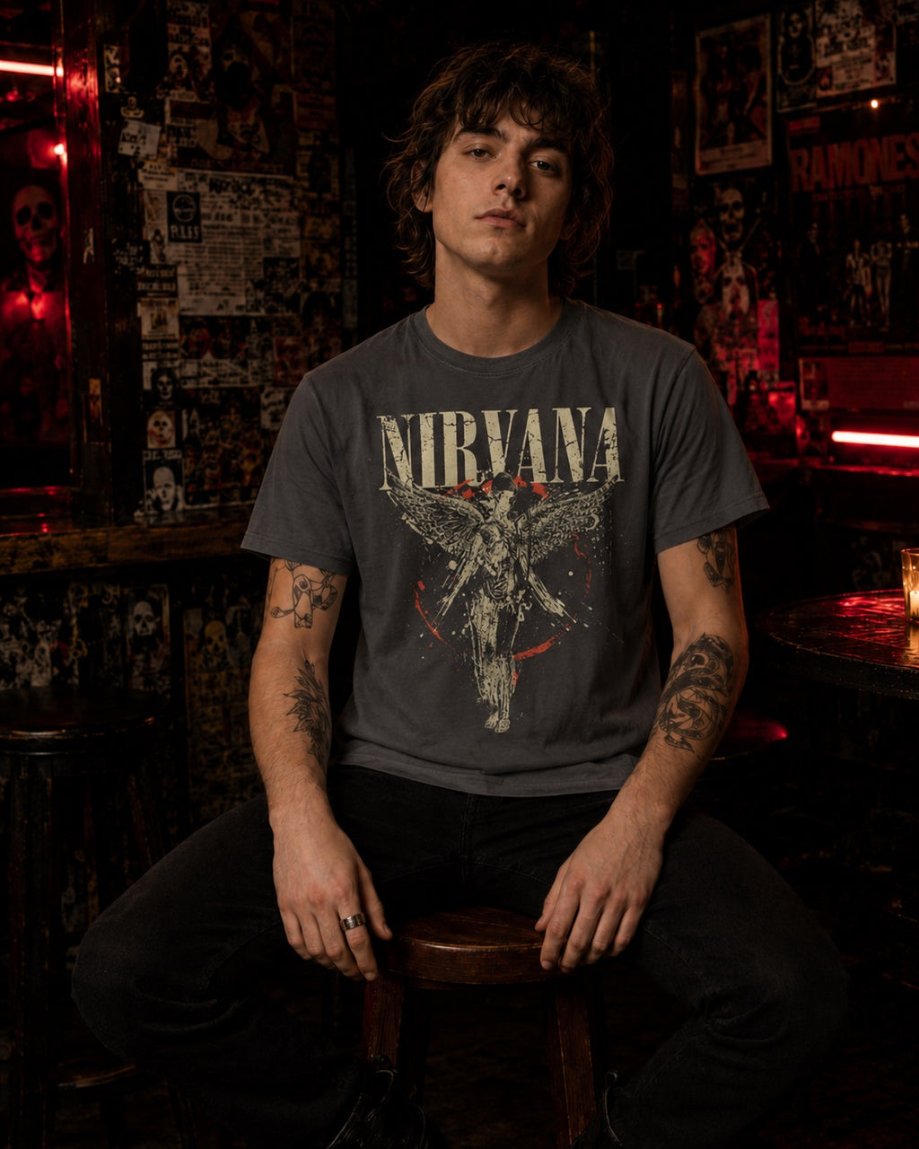 Nirvana - Galaxy In Utero Mens tshirt