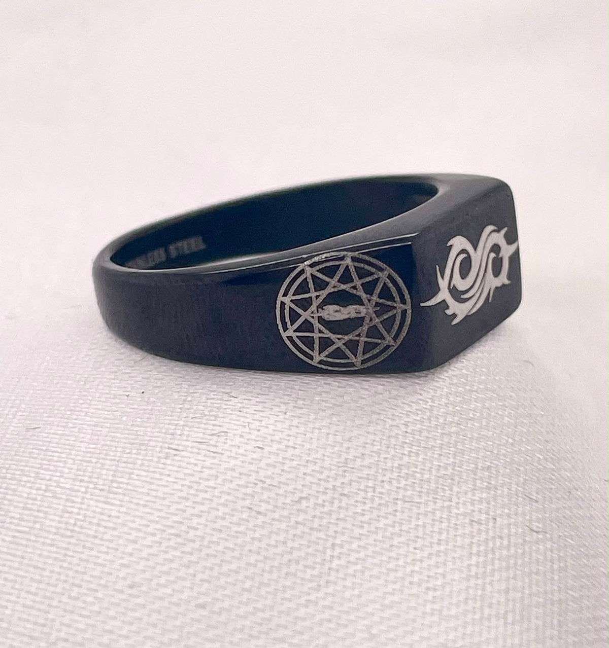 Slipknot stainless steel ring