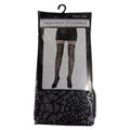Black Spiderweb Fish net thigh-high  nylon tights