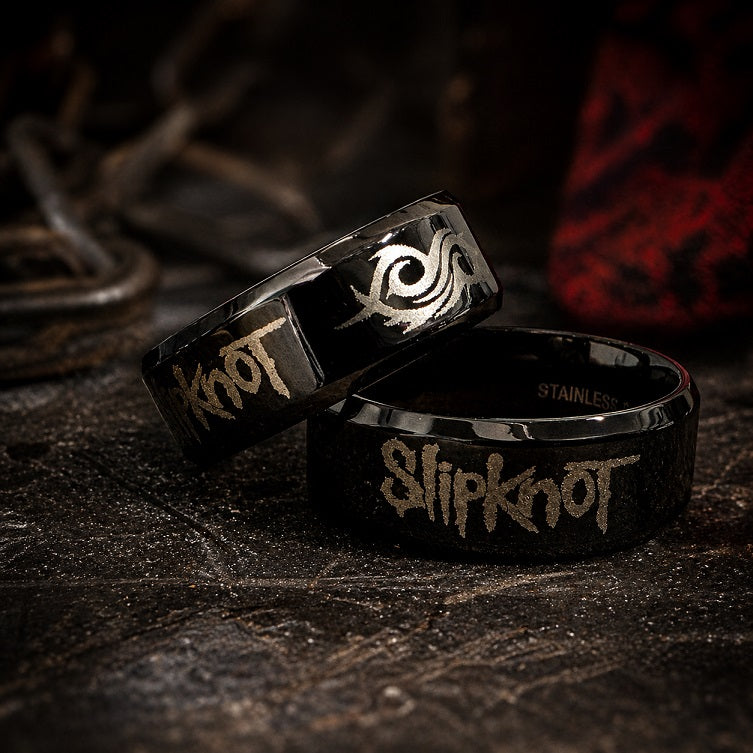 Slipknot stainless steel ring