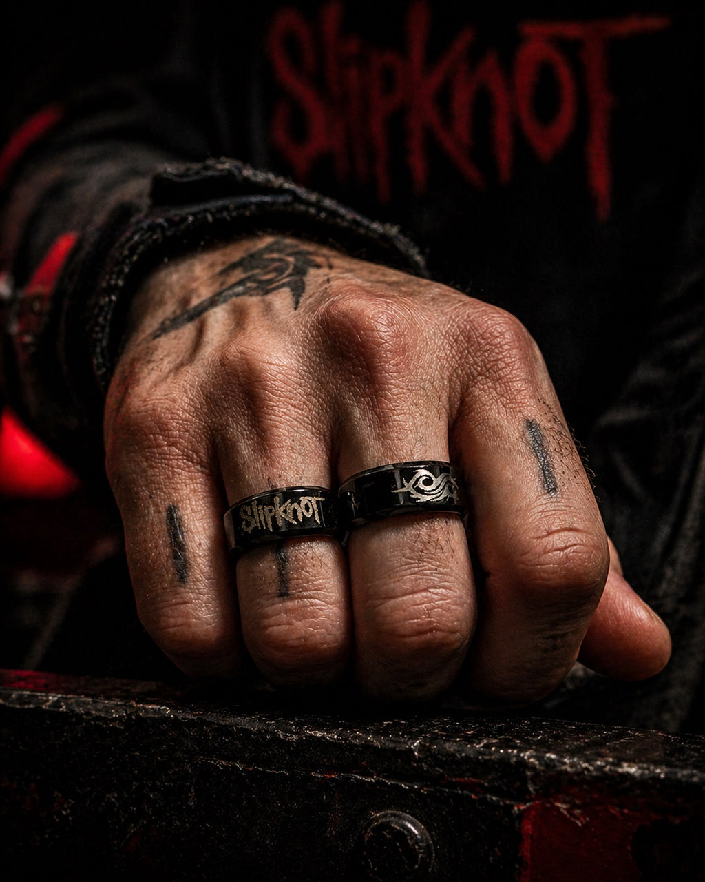 Slipknot stainless steel ring