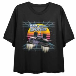 Back to the Future Crop girls Tee