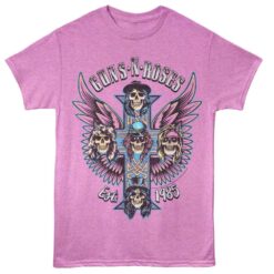 GUNS N ROSES-WINGED CROSSES TSHIRT